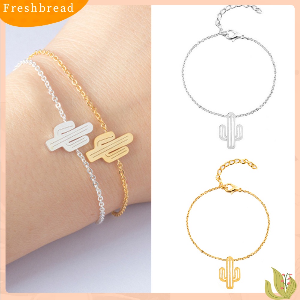 &lt; Freshbread &gt; 1Pc Indah Berongga Kaktus Gelang Bangle Kalung Wanita Musim Panas Pesta Perhiasan