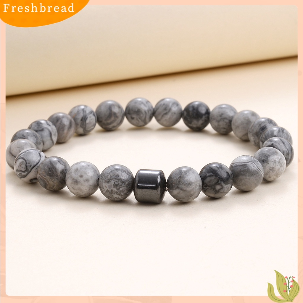 &lt; Freshbread &gt; Gelang Manik-Manik ic Hias Tali Elastis Peregangan All-match Hadiah Penghilang Stress 8mm Natural Faux Stone Tiger Eye Beads Healing Bracelet Untuk Kehidupan Sehari-Hari