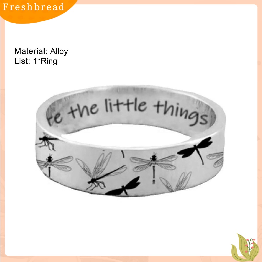 &lt; Freshbread &gt; Lady Finger Ring Cincin Buku Jari Motif Capung Vintage Simple Indah Untuk Hadiah