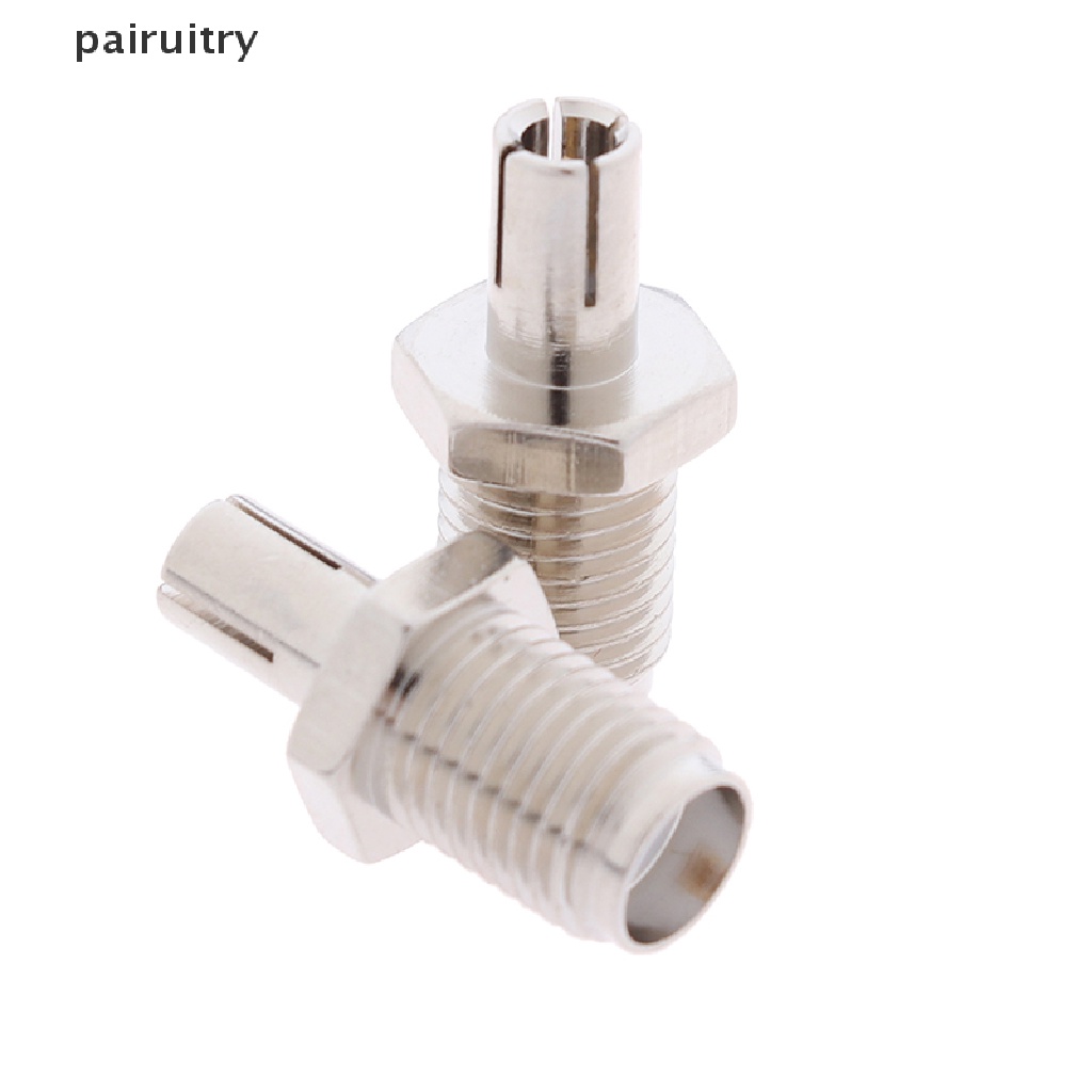 Prt 2pcs Jack SMA Female to TS9 Male Plug Konektor Adaptor RF Coaxial PRT