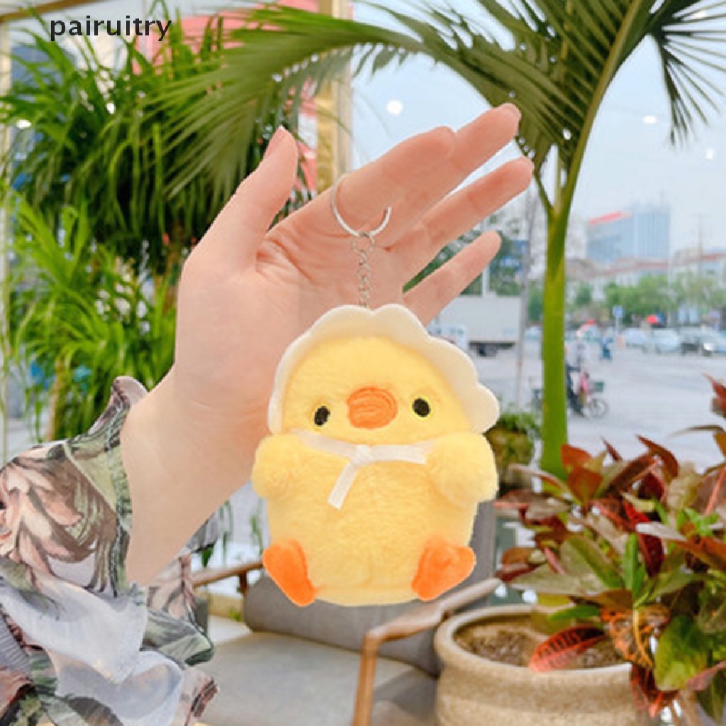 Prt Liontin Tas Ayam Kuning Kecil Yang Lucu Mainan Mewah Boneka Netred Chick Keychain Hadiah PRT