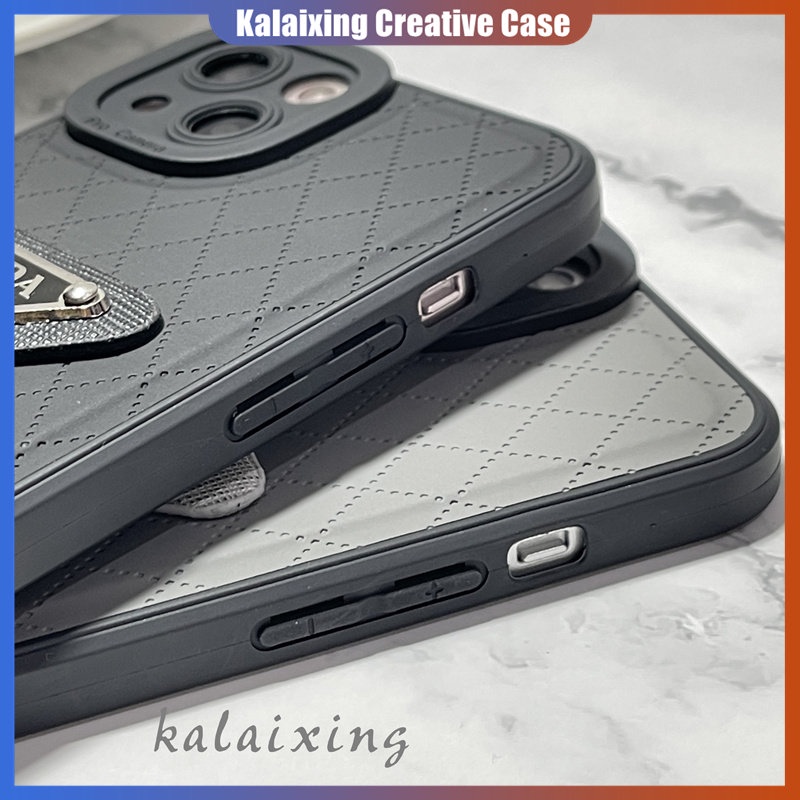 Casing Ponsel Logo Prada 3D Untuk iPhone 14 Pro Max13 11 Pro Max Xs Max Xr X Xs 7 8 Plus Soft Case Kulit Dengan Perlindungan Lensa