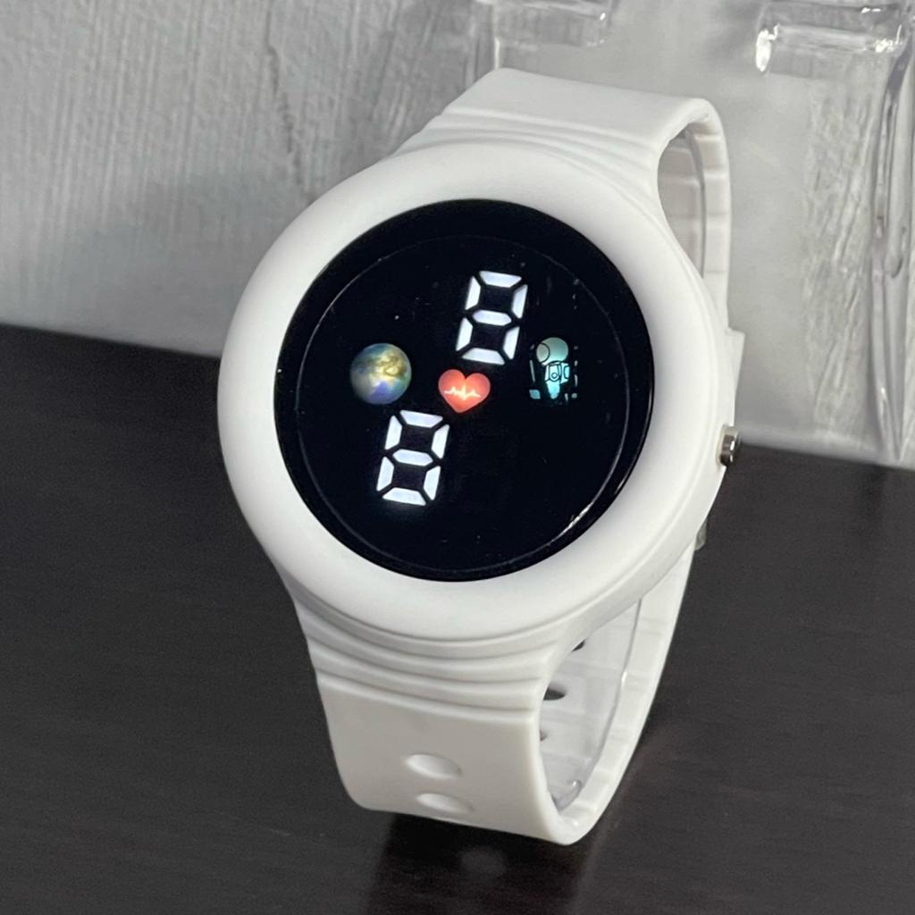 JAM TANGAN LED DIGITAL PRIA/WANITA LDM-12 JUMBO GROUND (G_W)