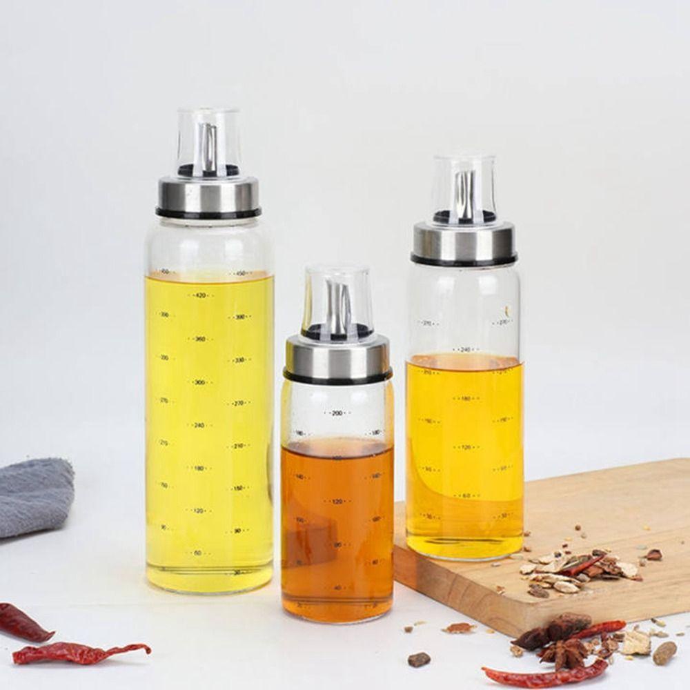 [Elegan] Botol Minyak Tahan Lama Anti Bocor Olive Dustproof Kitchen Gadget Vinegar Seasoning Bottle