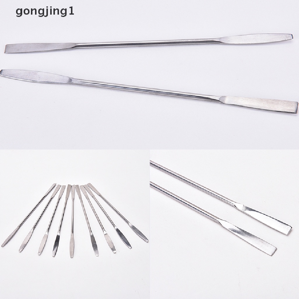 Ggg 1Pcs Wanita Stainless Steel Nail Art Makeup Palette Spatula Nada Batang Alat Kecantikan ID