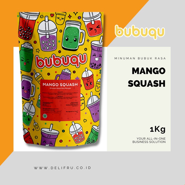 

Ready-Stock Bubuqu Powder Drink Mango - Bubuk Minuman Mangga 1 Kg