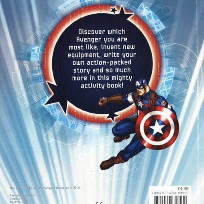 Marvel Avengers Hero Action Activities Activity Book Avenger