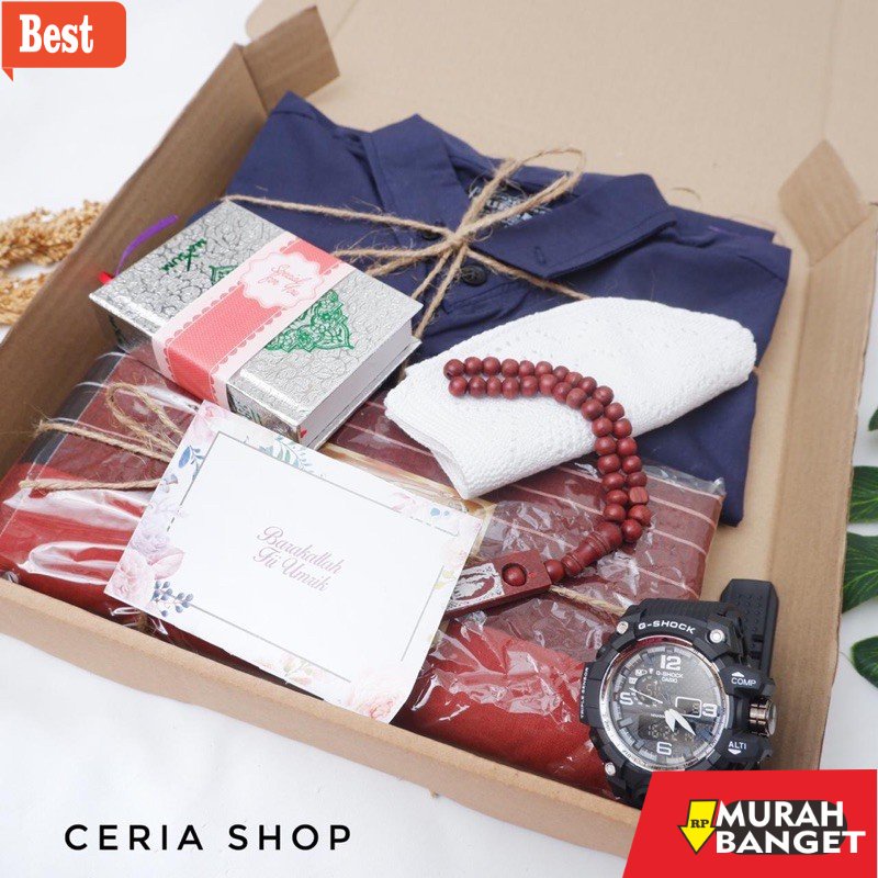 KEMEJA BUAT LEBARAN UNTUK PRIA TERBARU- HAMPERS KADO ULTAH COWOK PAKET KEMEJA PENDEK ANNIVERSARY WED