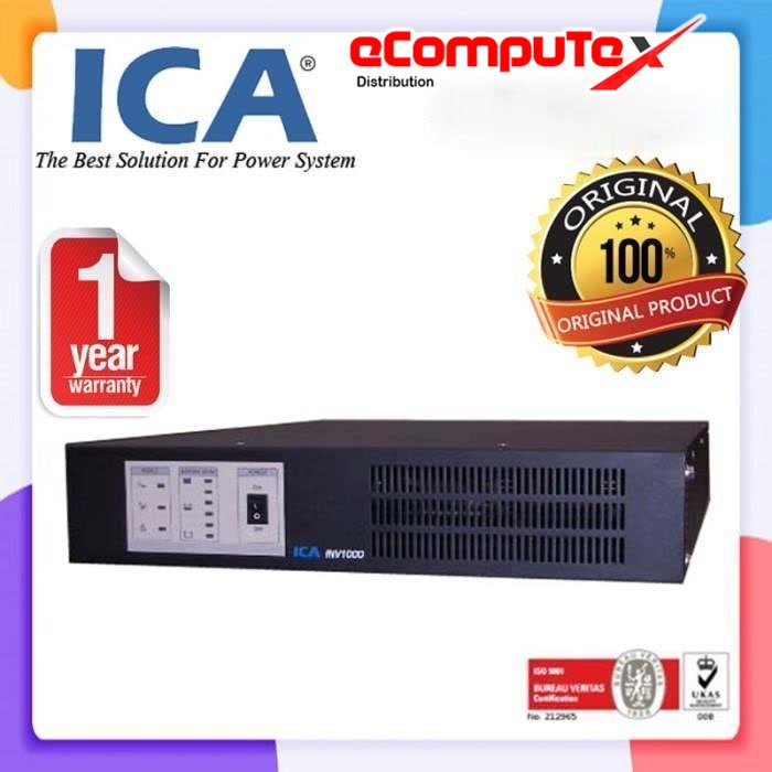 INVERTER ICA INV-1000 INV1000 1000VA RACK MOUNT INVERTER GARANSI RESMI