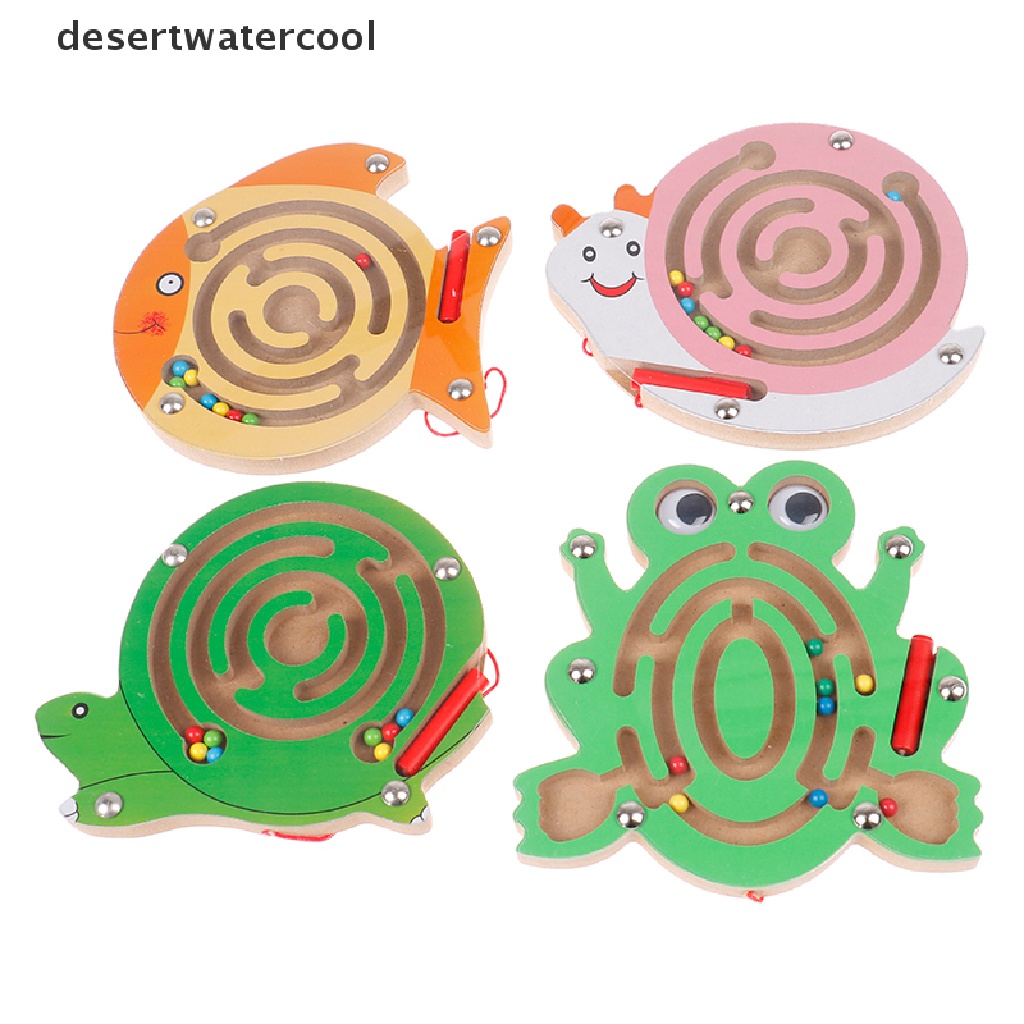 Deid Anak Sibuk Papan DIY Aksesoris Mini Labirin Magnetik Mainan Edukasi Anak Martijn