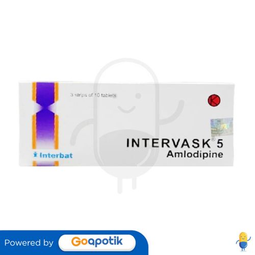 INTERVASK 5 MG BOX 30 TABLET