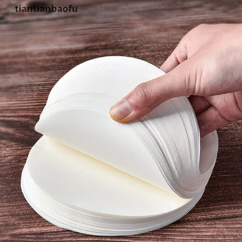 [tiantianbaofu] 50pcs 11 /12 /13 /14cm Bentuk Bulat Anti Bocor Kertas Film Kopi Gasket Anti Tumpah Butik
