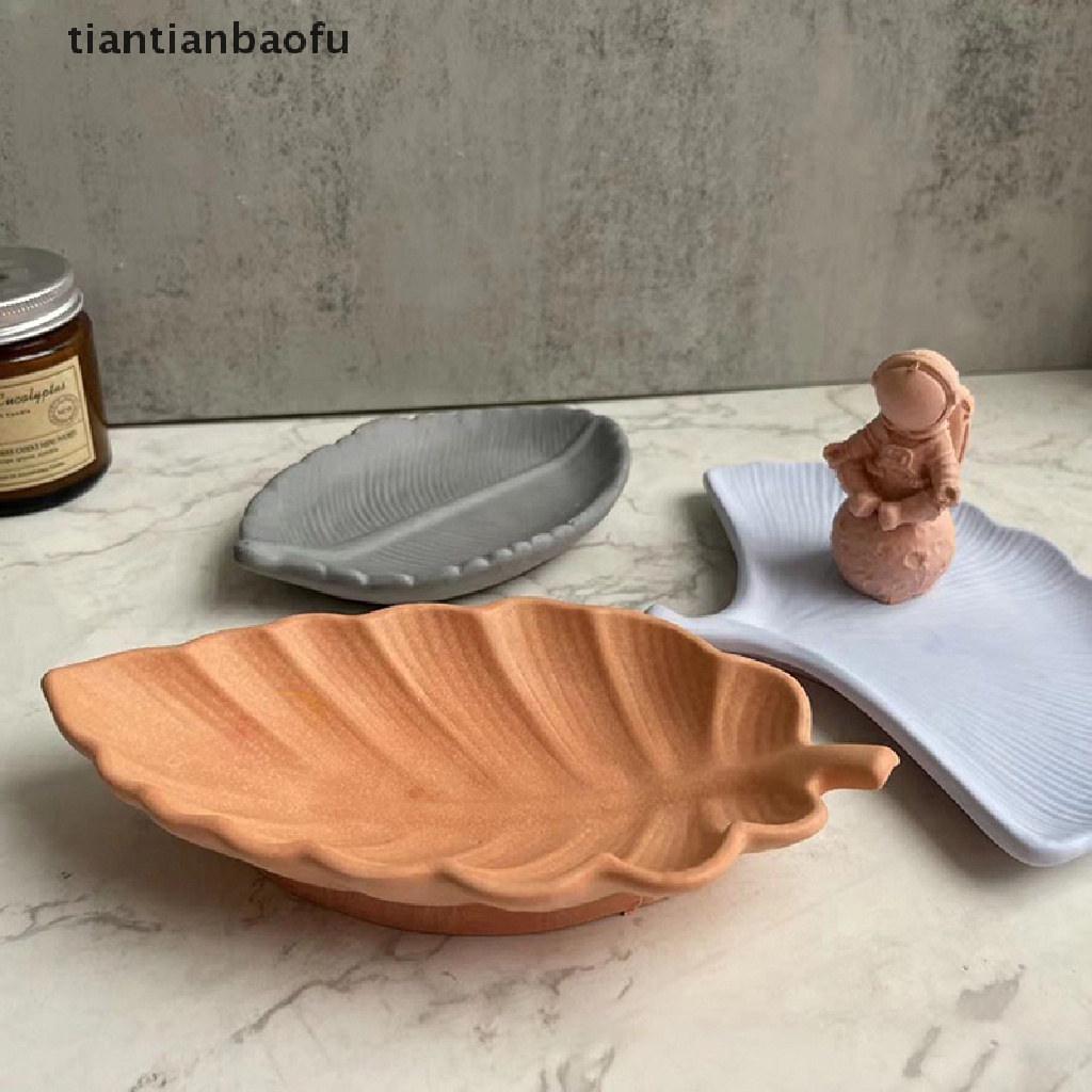 [tiantianbaofu] 1pc Ginkgo Leaf Leaves Maple Leaf Cetakan Silikon Handmade Leaf Tray Mould Butik