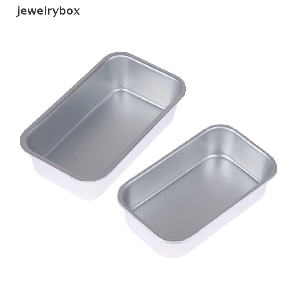 [jewelrybox] 1pc Kotak Persegi Cetakan Alat Baking Aluminium Alloy Anti Lengket Roti Cake Toast Pan Butik