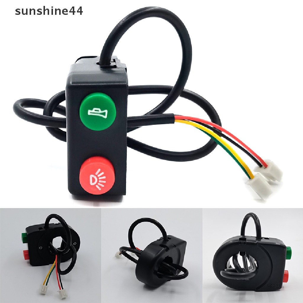 Sunshine Stang Motor Klakson Dan Lampu Depan Kombinasi Tombol Saklar Motor Sein Aksesoris ID