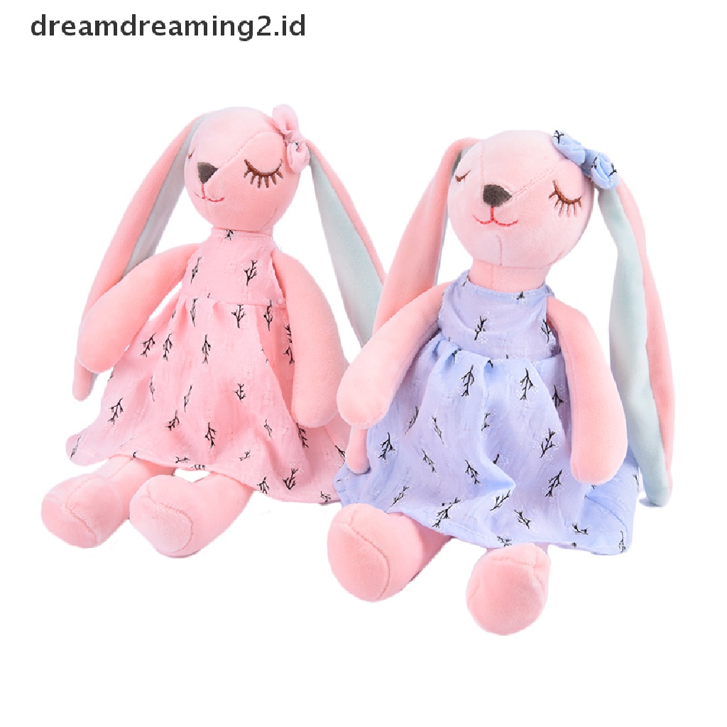 (hot) Lucu Kartun Telinga Panjang Boneka Kelinci Rabbit Sleeping Mate Boneka Mainan Mewah//