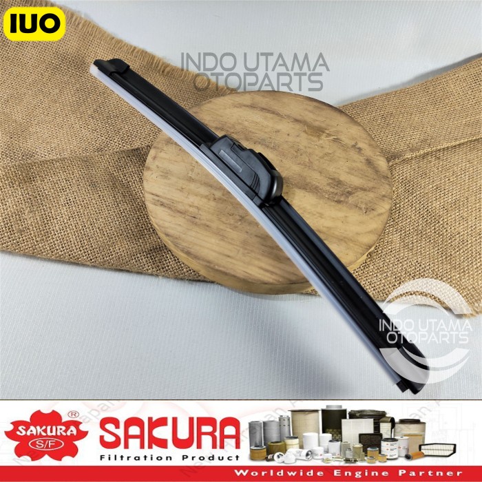 Wiper Frameless ukuran 14 inchi Wiper Kaca Mobil SAKURA SK14F