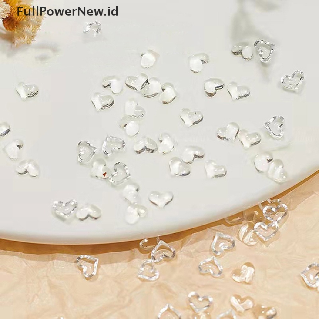 Power 100pcs Pesona Kuku 3D Nail Art Resin Nails Rhinestones Decals Untuk Kuku DIY ID