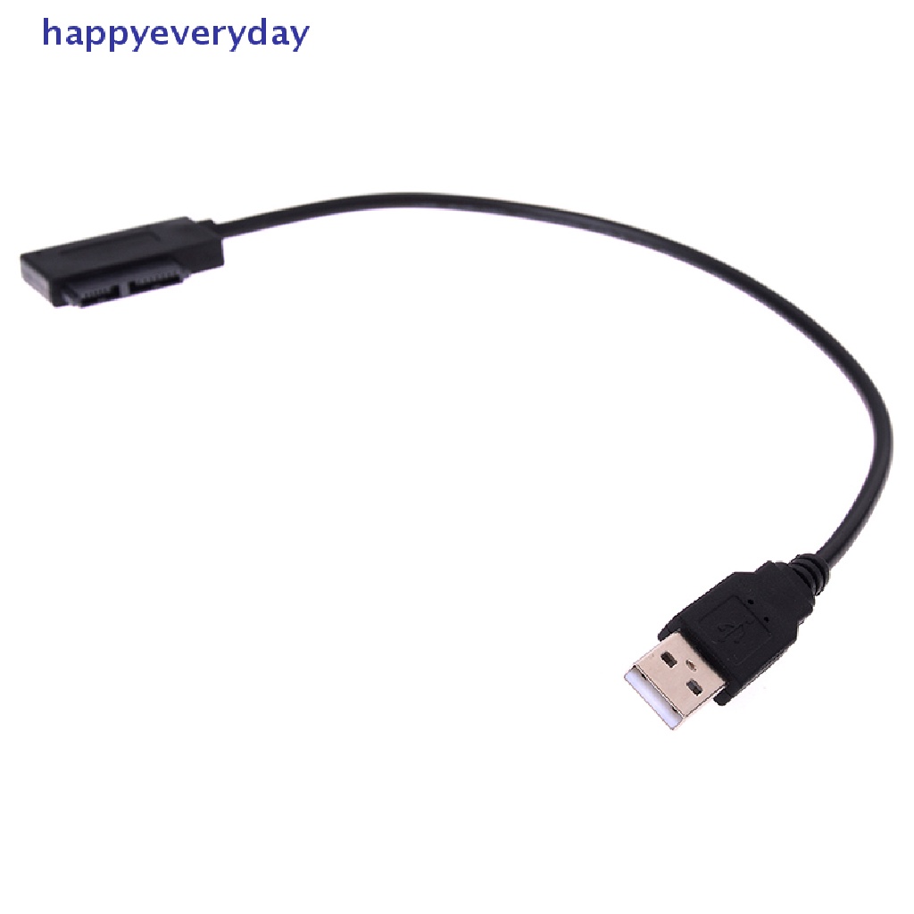 [Selamat] Usb To7+613Pin slim sata/ide cd dvd rom adapter Kabel drive Optik [ID]