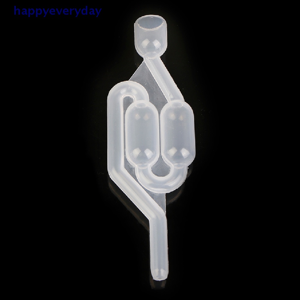 [happy] 5pcwater Seal Exhaust One way Home Brew Anggur Fermentasi Airlock Sealed Plastik [ID]