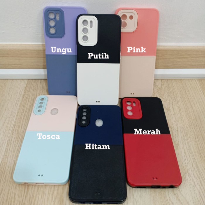 Case Fyp Dua Warna Oppo A5 2020 A9 2020 A36 A74 A95 A96 A3s