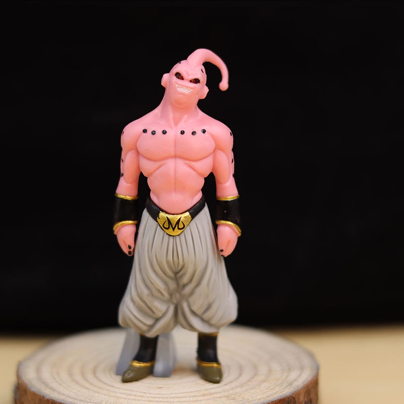 8gaya Anime Dragon Ball Action Figurals Demon Buu Bentuk Penuh Jas Mainan Mobil Mainan Ornamen Koleksi