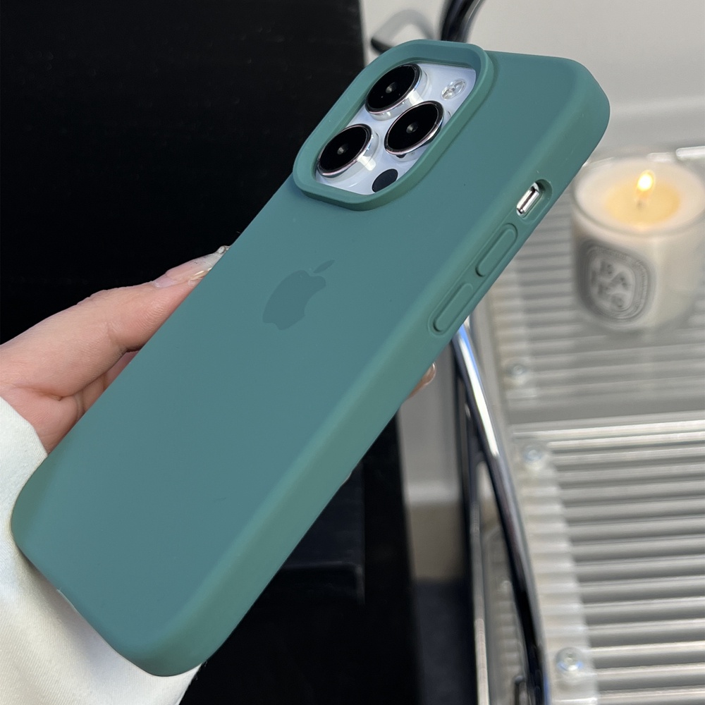 IPHONE Casing Silikon Cair Fluorescence Iphone14 Plus Soft Case Untuk Iphone11 12 Pro Max13 14 Pro Max Full Cover Shockproof Soft Case