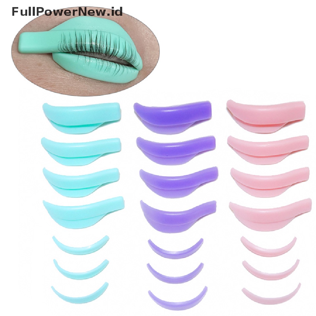 Power 7Pair Eyelash lift silicone lash lift perm pads Alat Bantu Pengeriting Bulu Mata spacer ID