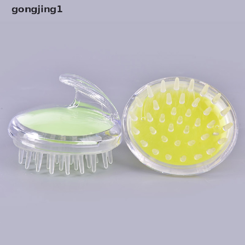 Ggg Silikon Kepala Tubuh Pijat Shampoo Scalp Massage Brush Sisir Cuci Rambut Body ID