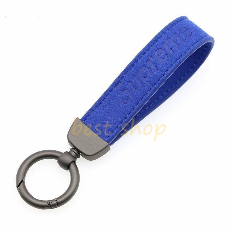 Gantungan Kunci Mobil Kulit Key Lanyard Car Strap Remote Keychain Holder Trend Supreme