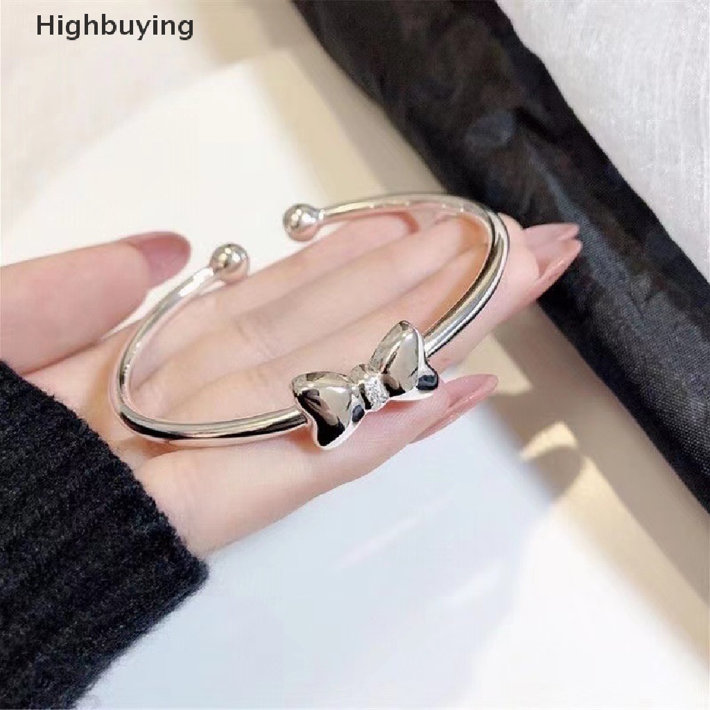 Hbid Adjustable Ikatan Simpul Perak Cuff Gelang Warna Silver Liontin Gelang Untuk Wanita Pembukaan Yang Dapat Disesuaikan Bangle Charm Fashion Pesta Perhiasan Glory