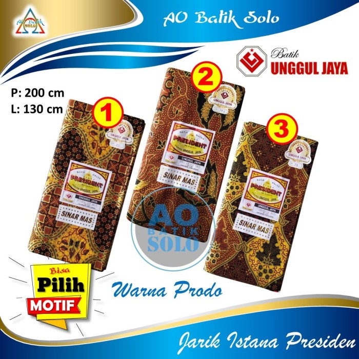 KAIN BATIK JARIK PRODO ISTANA PRESIDEN - PRADA - MOTIF No 2