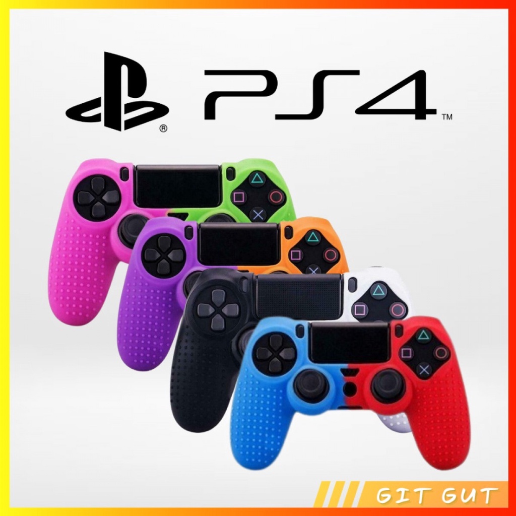 PS4 Silicone Silikon Cover Dualshock Dua Warna Stick Stik Controller