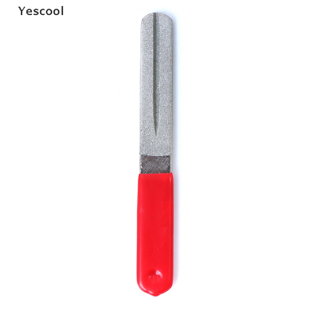 Yescool 1Pcs Diamond Fishing Hook Asah Fishook Sharpening Alat Pancing ID