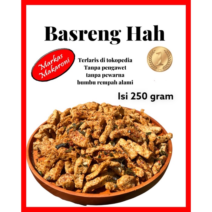 

TERBARU Basreng pedas daun jeruk 250gr - daunjeruk asin DELP