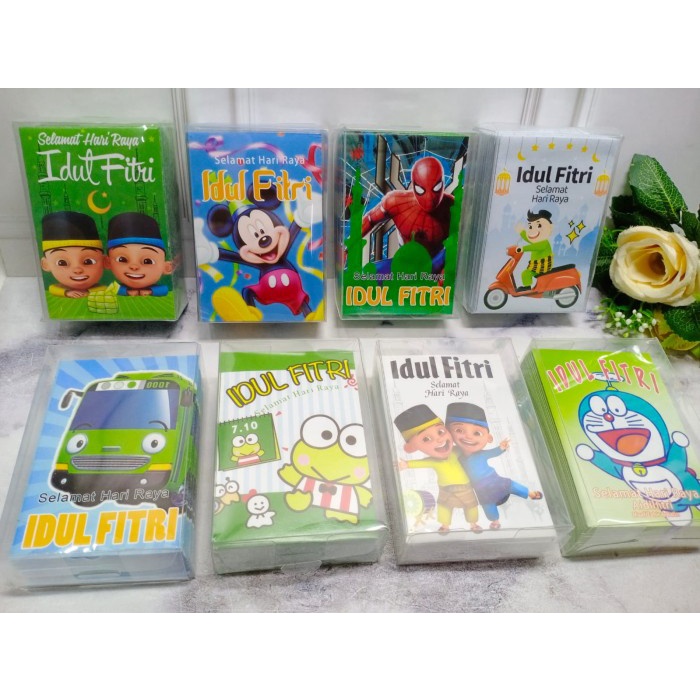 

Promo ramadhan - Amplop lebaran isi 100/50pcs angpau hari raya viral kartun lucu - mikakecil isi50 - Sedia amplop lebaran kekinian murah diskon viral best seller