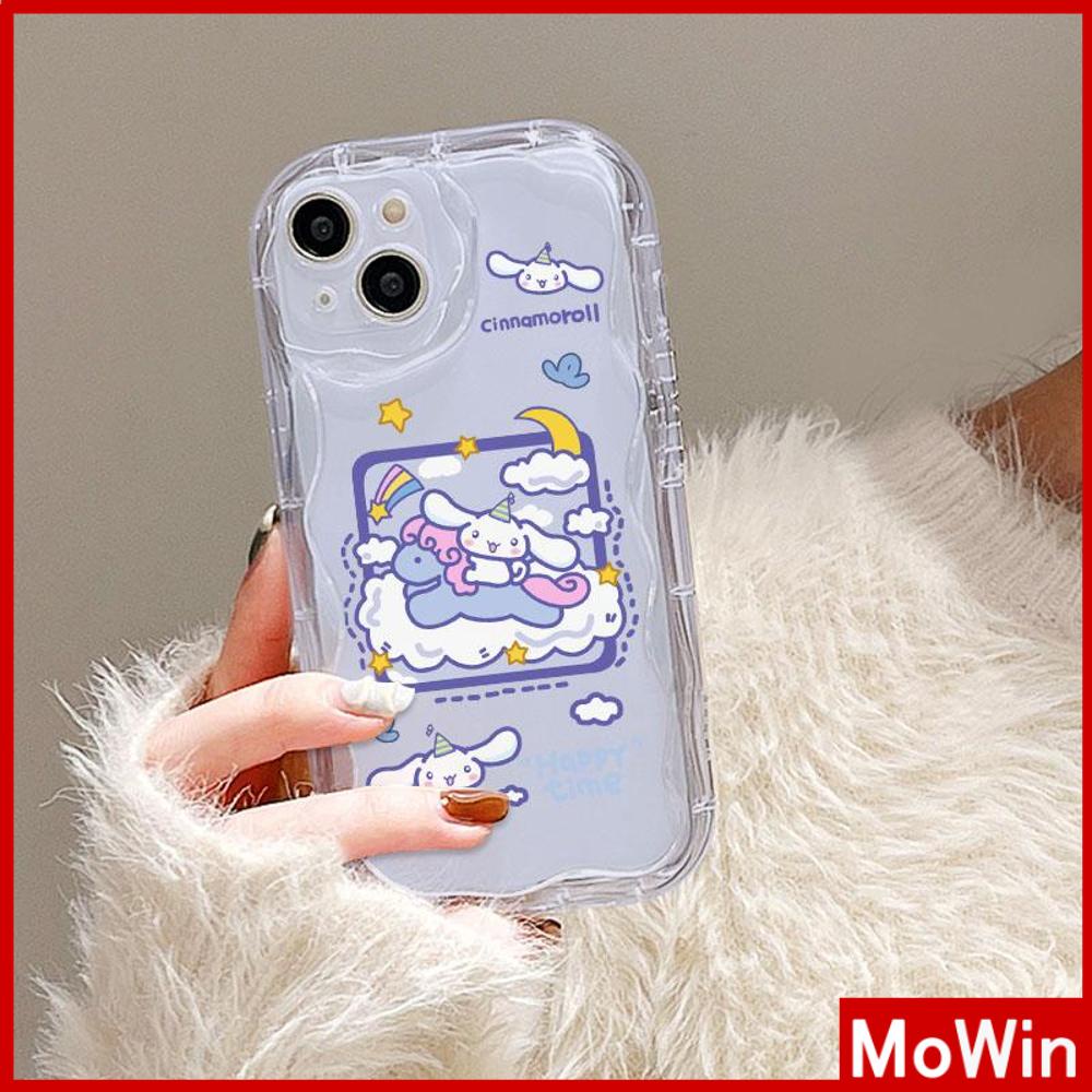 For iPhone 14 Pro Max iPhone Case 3D Curved Edge Wave Clear Case TPU Airbag Shockproof Camera Cover Cute Cartoon Compatible with iPhone 13 Pro max 12 Pro Max 11 xr xs max 7 Plus 8