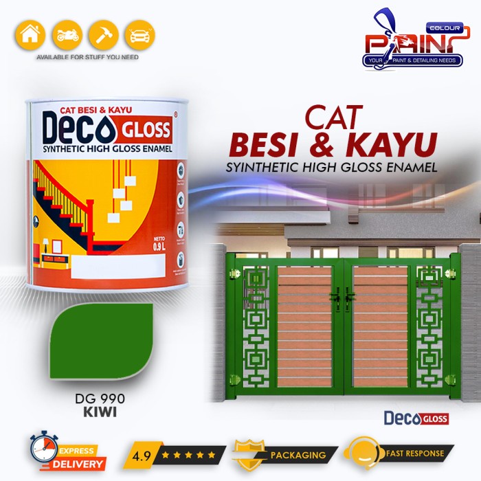 Cat Besi dan kayu DECOGLOSS Synthetic High Gloss TROPICANA 0.9L