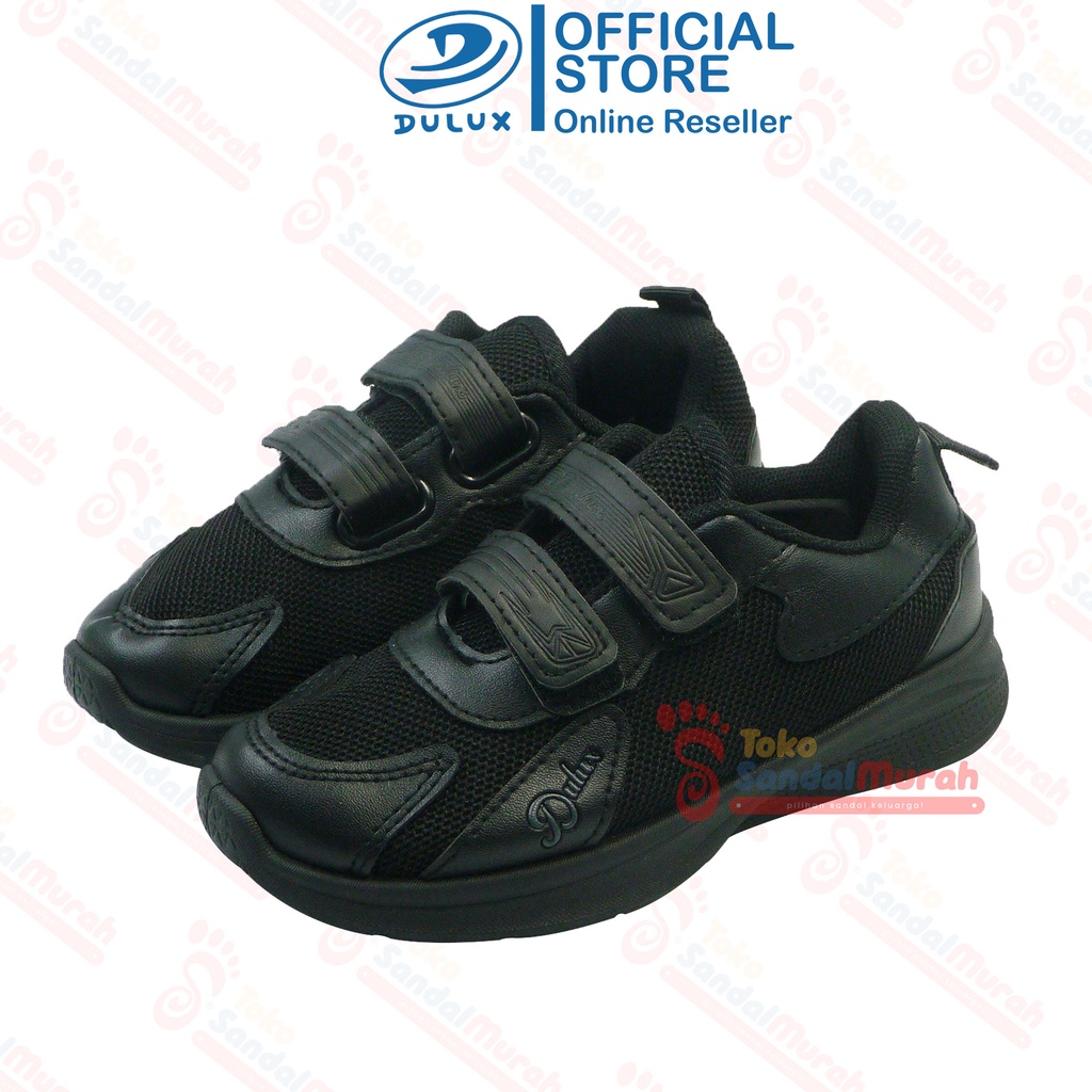 Toko Sendal Murah - Sepatu Sekolah Full Hitam Uk 28 - 35 / Sepatu Anak Casual / Sepatu Model Prepet / Sepatu OIahraga [Toko Sendal Murah BX 1066 Hitam]