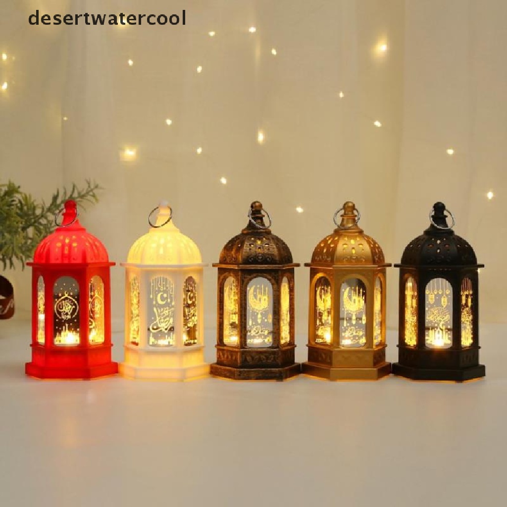Deid Eid Mubarak Lampu String LED Dekorasi Ramadhan Untuk Rumah Decor Muslim Islami Martijn