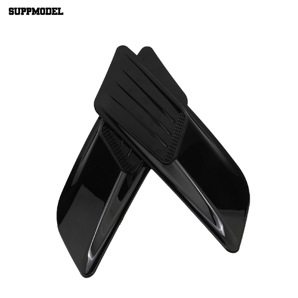 Suppmodel 2Pcs Exterior Air Outlet Frame Trim Untuk Kendaraan Dekoratif Aliran Udara Intake Cover Indah