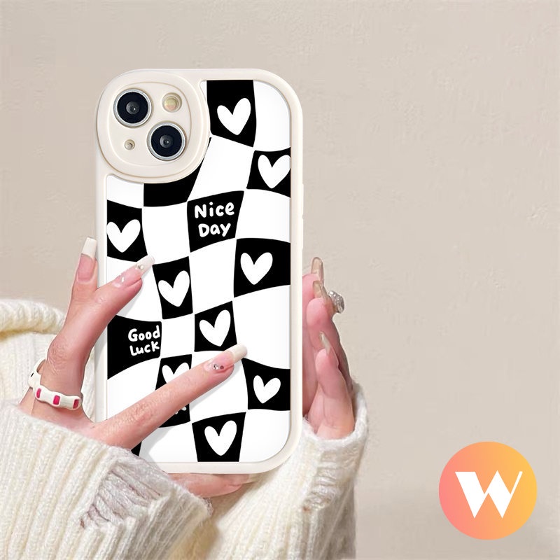 Irregular Block Black White Love Heart Casing Infinix Hot 10s 9 10 Play 11s 10T 11 Smart 6 5 Note 8 Hot 10 Lite Couples Soft Tpu Back Cover