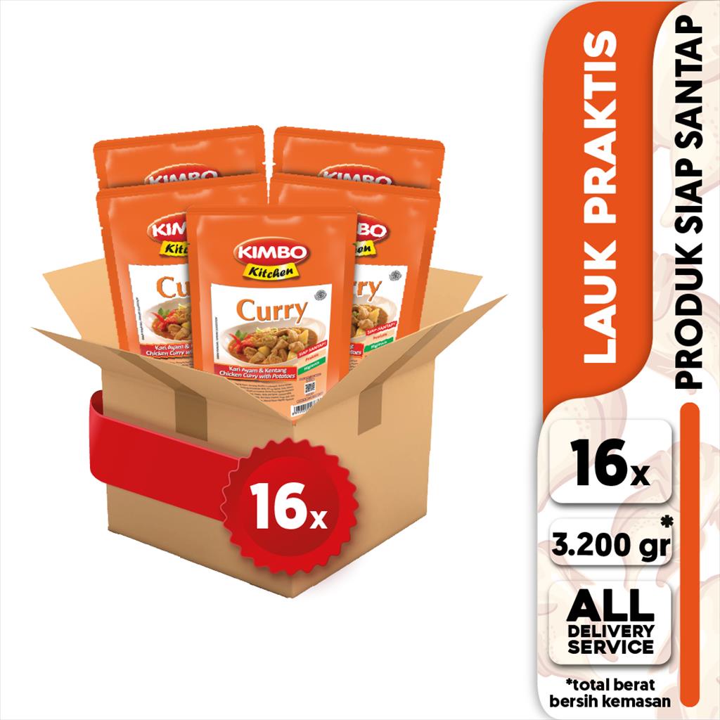 

Kimbo Kitchen Curry 1 Box [Paket 35]
