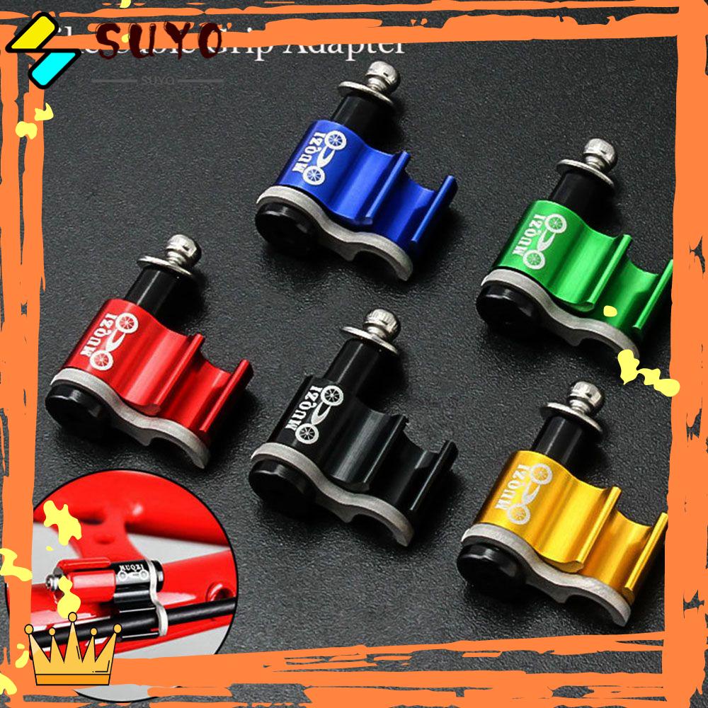 Suyo 1/5pcs Grip Kabel Sepeda Paduan Aluminium Konversi Kursi Kawat Trap Tabung Minyak Tetap