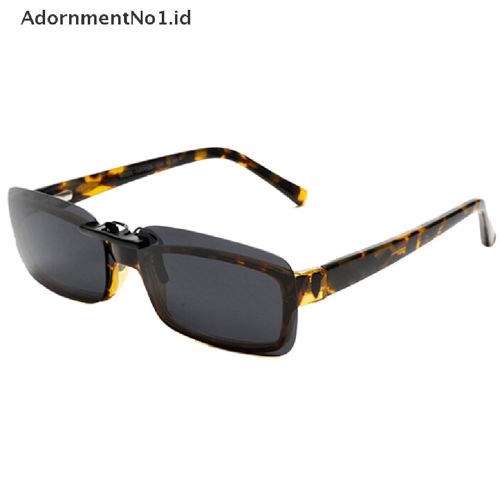 [AdornmentNo1] Kacamata Hitam Polarized Clip On Driving Sunglasses Day Vision UV400 Lensa Night Vision [ID]