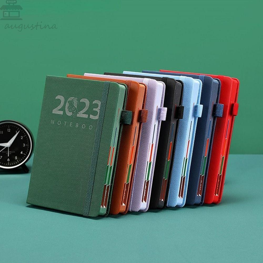 Agustina 2023a5 Notebook Tahunan Bulanan Habit Budidaya Perencanaan Kerja Manajemen Waktu Perlengkapan Kantor Jadwal Organizer Agenda Notepad