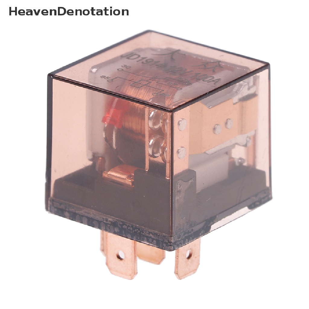 [HeavenDenotation] Relay Otomotif Anti Air12/24V 100A 4/5Pin SPDT relay Perangkat Kontrol Mobil HDV