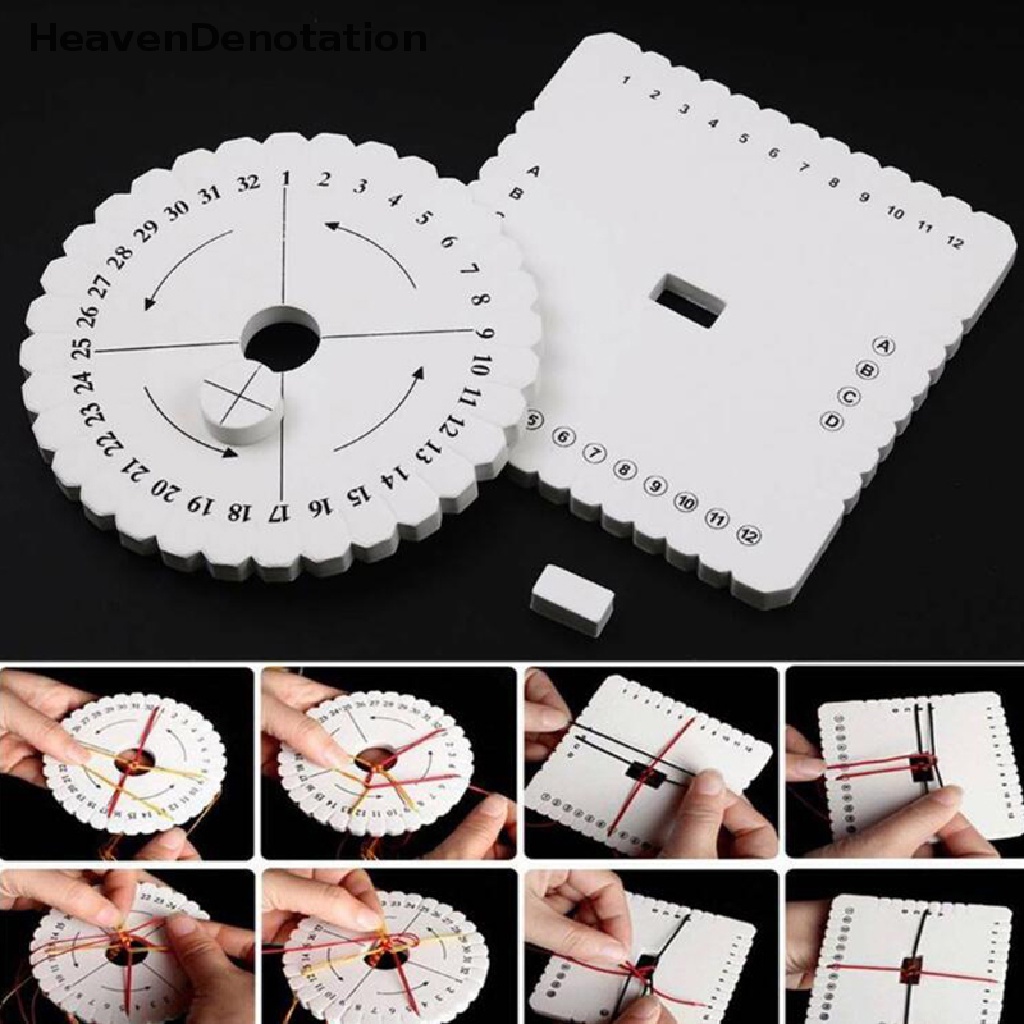 [HeavenDenotation] Kumihimo Manik-Manik Cord Disc/Disk Braiding Braided Plate DIY Handmade HDV