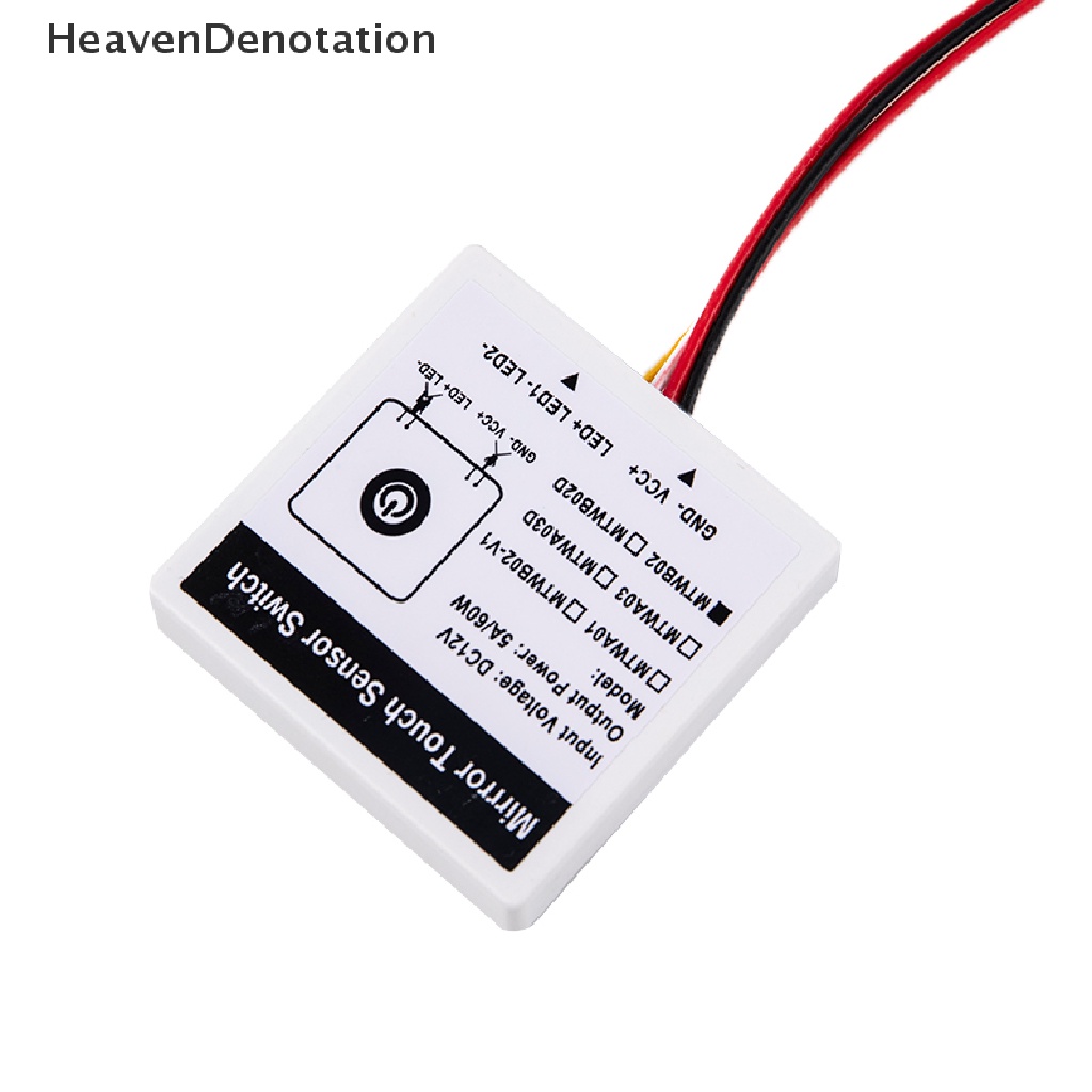 [HeavenDenotation] 12v 5A Cermin Rias Kamar Mandi Lampu LED Saklar Sentuh Cermin Peredupan Sensor HDV