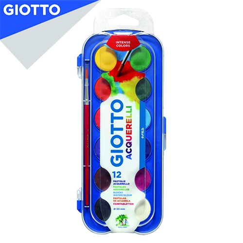 

Giotto Acquerelli Cat Air 12 Warna Bonus Kuas Lukis